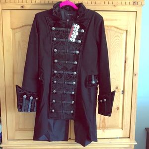 Vintage bl double breasted gothic palace coat